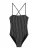 Marc O’Polo Badpak ‘ Palm Border Geo ‘  zwart / wit