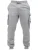 Gorilla Wear Cargobroek ‘Hudson’  grijs / zwart