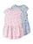 NAME IT Jurk ‘NMFVIGGA’  lichtblauw / oranje / rosa / rood