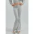 Mid-waist flare leg sweatpants met trekkoord