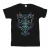 Disney Meisjes Mary Poppins Bloemen Collage Katoenen T-Shirt (Zwart)