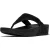 FitFlop Lulu crinkled-shimmer toe-post sandals