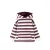 Mango Kids gestreepte hoodie donkerrood