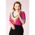 Veronica V-Neck top in fuchsia