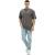 Urban Classics Heren Effen Tall T-shirt (Donkere Schaduw)