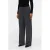 OBJECT wide leg pantalon OBJLISA van polyester grijs