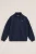WE Fashion – Jongens sweater met quarter-zip en embroidery – Regular fit – Donkerblauw – Katoen –