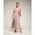 Maxi-jurk met print, V-hals en elastische taille