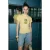 Bedrukt T-shirt met slim fit en ronde hals