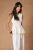 TRENDYOLMİLLA Dames Ecru Effen Mouwloos Getailleerd Blouses