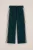 WE Fashion – Jongens loose fit joggingbroek met streep en embroidery – Donkergroen –