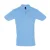 SOLS Heren Perfect Pique Korte Mouw Poloshirt (Hemelsblauw)