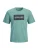 Jack & Jones Junior Shirt ‘JJCOLE’  cyaan blauw / zwart