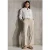 Street One Studio Dames Gestructureerde broek met rechte leg in Beige