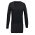 Premier Dames/Dames Longline V Hals Gebreid Vest (Houtskool)