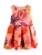 Next Jurk  geel / lila / zalm roze / rood