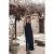 Mikuta The Black Low Back Linen Tank Dress Black