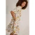 White Stuff Otto Linen Blend Dress Yellow Print