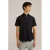 WE Fashion slim fit overhemd met logo black uni