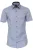 Venti Overhemd Korte mouw blauw/wit