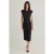 Effen mouwloze midi-jurk voor dames, casual model