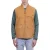 Timberland Herenvest met gewassen geribde kraag (Tarwe)