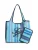 TOMMY HILFIGER Strandtas  navy / aqua / zwart / wit