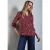 Street One Dames Bedrukte blouse in Rood
