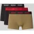 HUGO Trunks van katoenmix met elastische label in band in set van 3