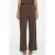VILA wide leg casual broek – donkerbruin