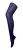 Sock Snob Dames80 denier ondoorzichtig patroon panty’s – Blauw Weven