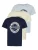 BLEND Shirt  crème / navy / lichtblauw / lichtgroen