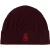 Tommy Hilfiger Th Crest Knit Beanie Deep Burgundy/blue