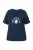 Ulla Popken Shirt  marine / lichtblauw / wit