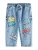 Next Jeans ‘Monster Graffiti’  azuur / blauw denim / geel / rood