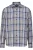 OLYMP SIGNATURE Casual Linnen Overhemd blauw, Ruit