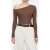Closed Dropped Longsleeve Cacao Brown