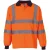 Yoko Heren hi-vis poloshirt met lange mouwen