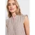 Street One Dames Mouwloze linnen blouse in Bruin