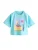 Next Shirt  blauw denim / neonblauw / geel