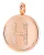 Lucardi Hangers  rose-goud / transparant