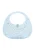 myMo at night Clutch  lichtblauw / transparant