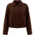 TRENDYOLMİLLA Dames Bruin Effen Oversized Grote maten Jassen
