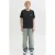 JACK & JONES JUNIOR T-shirt met backprint zwart