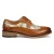 Justin Reess Heren Bruine Leren Iconic Print Brogue Dress Schoenen – Scott