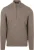 Barbour Half Zip Trui Wol Taupe