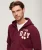 Vintage Athletic Zip Hoodie Rood