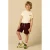 Sissy-Boy sweatshort donkerrood