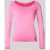 Smith and Soul Gebreid shirt met labeldetail en geschulpte zoom