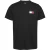 Tommy Jeans Slim-fit T-shirt met ronde hals en vlagmotief voor heren (Zwart)